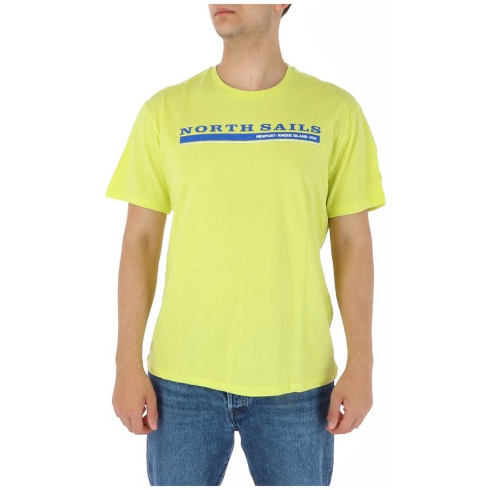 North Sails Crew Neck TShirt Men Yellow Shirts
